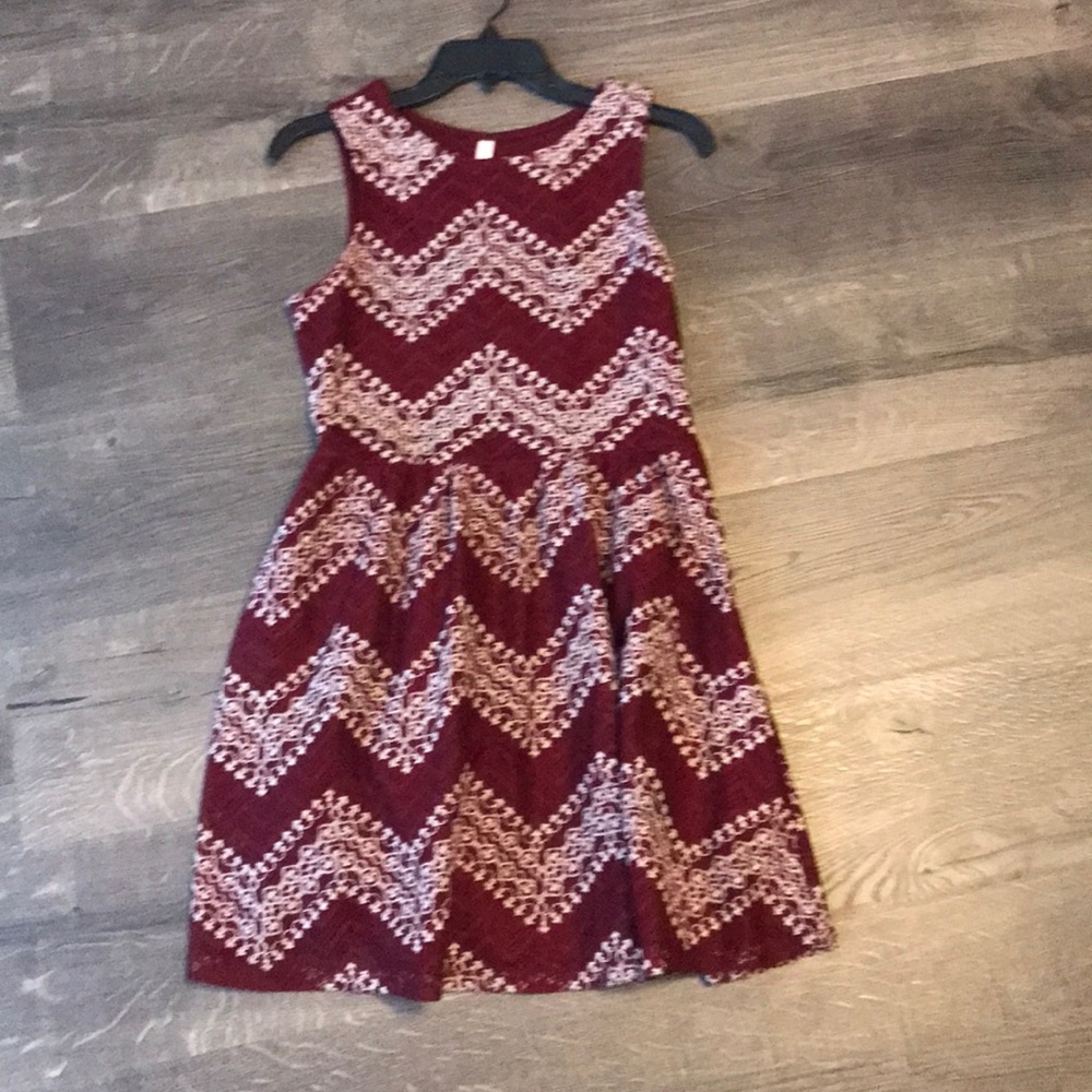 Maroon dress